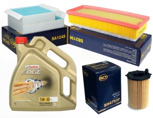 Zestaw filtrow PEUGEOT 207 1.6hdi +OLEJ