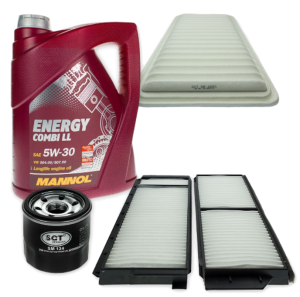 Zestaw filtrów MAZDA 2+ olej 5w30 1,3 1,5 2007-2015