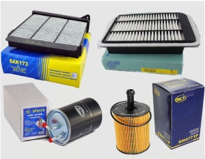 Zestaw filtrów Mitsubishi Grandis  2.0 DI-D