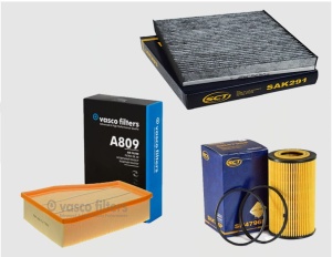 Zestaw filtrów Audi A1 (8x1)2.0 TFSI quattro