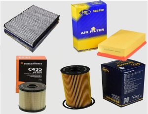 Zestaw filtrów Citroen C4  II (B7)2.0 BlueHDi 150 09/17