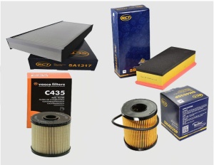 Zestaw filtrów Citroen Jumpy (VF7) 2.0 HDi 07 /16
