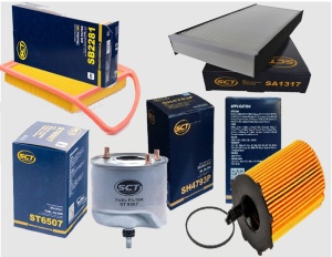 Zestaw filtrów Citroen Jumpy (VF7) 1.6HDI