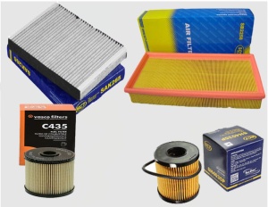 Zestaw filtrów Peugeot 407 2.0 HDi 120 KW 09/10