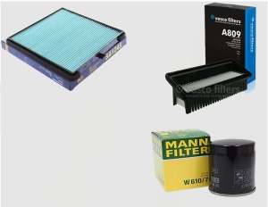 Zestaw filtrów  Hyundai I10 (P10) 1.0 1.2 