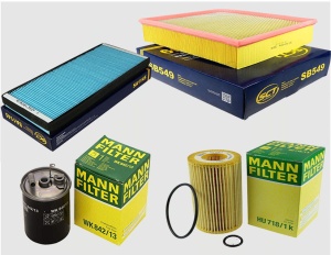 Zestaw filtrów SPRINTER 2T (901.902) 216 CDI