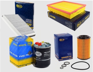 Zestaw filtrów SPRINTER 3.5T(906) 310 CDI  MAHLE