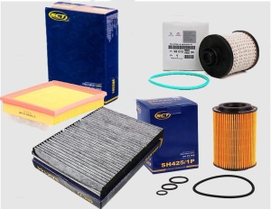 Zestaw filtrów Citroen C4 II 1.6 BlueHDi 14/18