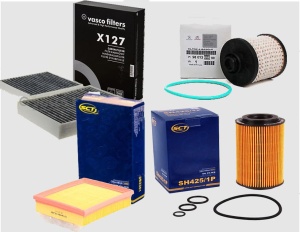 Zestaw filtrów Citroen  DS31.6 BlueHDi 