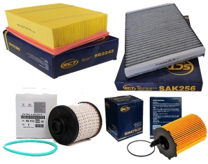 Zestaw filtrów Ford Fiesta VI 1.5 tdci 2015-2017 (1)