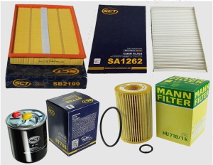 Zestaw filtrów MERCEDES Viano(939) CDI 2.0 2.2 do2010.02