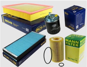 Zestaw filtrów Mercedes  Sprinter 4T(904) 411.413.416 cdi