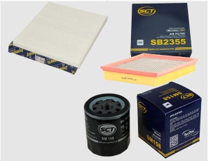 Zestaw  filtrów Nissan Note (E12) 1.5 dCi 2013/2018