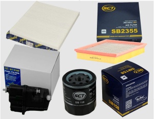 Zestaw  filtrów Nissan Note (E12) 1.5 dCi 2013/2018 (1)