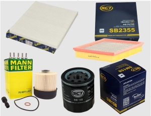 Zestaw  filtrów Nissan Note (E12) 1.5 dCi 2013/2018 (1) (1)