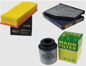 Zestaw filtrów  VW  CC 1.4 TSI 2011-2017