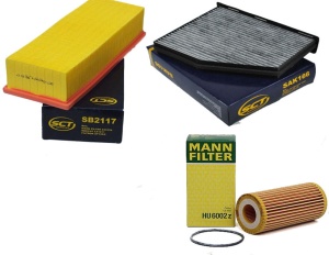 Zestaw filtrów VW Scirocco 2.0 TSI 13/17