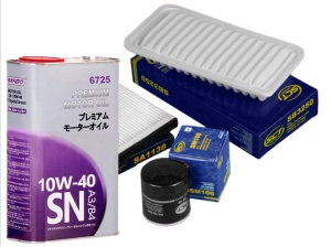 Zestaw filtrów TOYOTA AVENSIS T25 1.6 1.8 COROLLA (1)