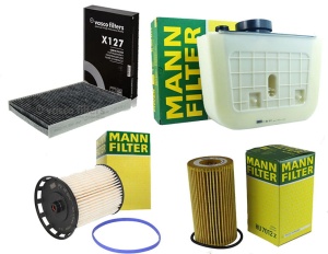 Zestaw filtrów Audi Q7(TM) 3.0tdi  2015-2018