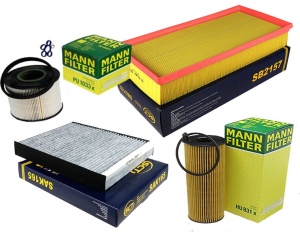 Zestaw filtrów Audi Q7(4L) 3.0tdi 2006-2015