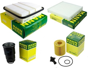 Zestaw filtrów Toyota  Rav 4  IV 2.0 2.2D 2012-2018