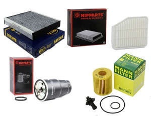 Zestaw filtrów Toyota  Rav 4  IV 2.0 2.2D 2012-2018  (1) (1)