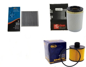  ZESTAW FILTRÓW ALFA ROMEO GIULIETTA 2.0jtdm 