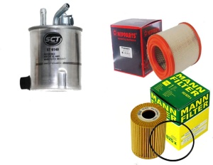 Zestaw  filtrów Nissan Cabstar F24M,F24W)35 3.0DCI