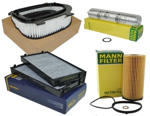 Zestaw filtrów BMW X6 (E71, E72)xDrive30d,xDrive40d