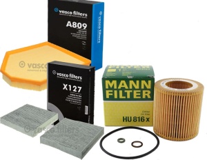 Zestaw filtrów BMW X3(F25)sDrive20i,xDrive20i