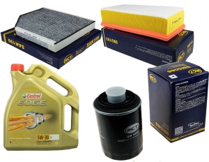 Zestaw filtrów Audi Q5(8RB) 2,0TFSI +olej do2012 