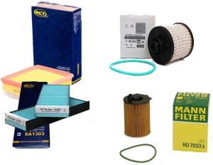 Zestaw filtrów Citroen C-ELYSEE 1.6 BlueHDi