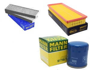 Zestaw filtrów Peugeot 5008 1,2 THP 2015-2016  (1)