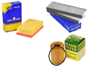 Zestaw filtrów Peugeot 5008 2.0 HDi  