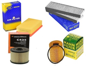 Zestaw filtrów Peugeot 5008 2.0 HDi   (1)