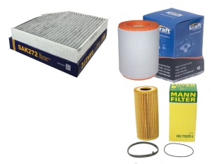 Zestaw filtrów AUDI A7 (4g) 2.8 FSI 3.0 TFSI 2010-2015 