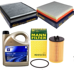Zestaw filtrów  Zafira Tourer C 1.4 1.6 1.8 + olej 5w30 (1) (1)