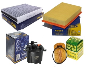 Zestaw filtrów Land RoverFreelander 2 2.2Td (1)