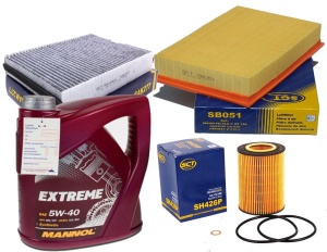 Zestaw filtrów Land RoverFreelander 2 3.2 4x4 + olej