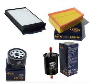 Zestaw filtrów Renualt Megane II 1.6 2.0 16V 