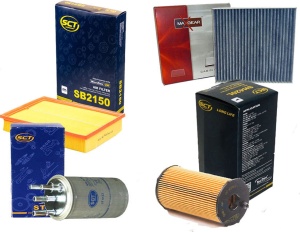 Zestaw filtrów Land Rover Discovery III 2.7TD (1)