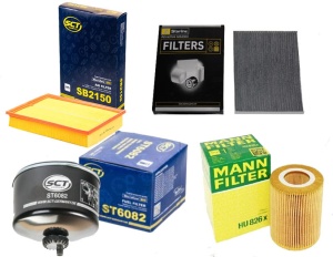 Zestaw filtrów Land Rover Discovery IV 3.0TD 