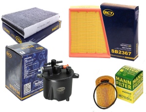 Zestaw filtrów Land Rover Discovery Sport 2.2 D (1)