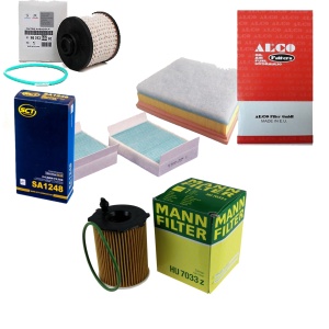 Zestaw filtrów Citroen C4 Cactus 1.6 BlueHDi 100
