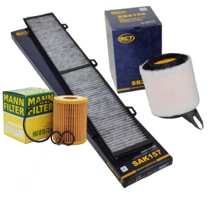 Zestaw filtrów BMW 3 E90. E91 316.318.320 do 2007.09