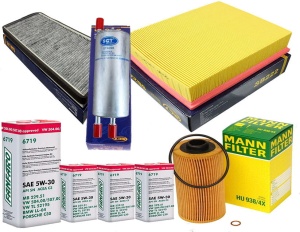 Zestaw filtrów BMW X5(E53) 4.4.4,6is do 02/03 +olej (1) (1)