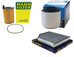 Zestaw filtrów Audi A4 (8K B8 ) A5 3,0 TDI 2008-2012 (1)
