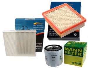 Zestaw filtrów Chrysler Sebring (JS) 2.4