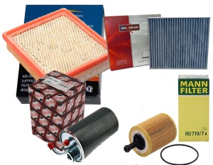 Zestaw filtrów Chrysler Sebring (JS) 2.0crd 