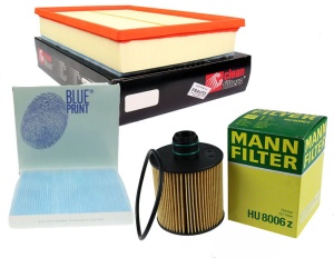 Zestaw filtrów Fiat 500X 1.6D 